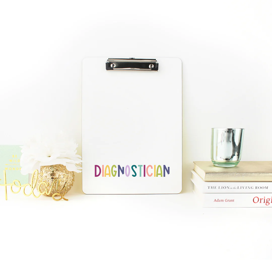 Custom Professional Title Clipboard