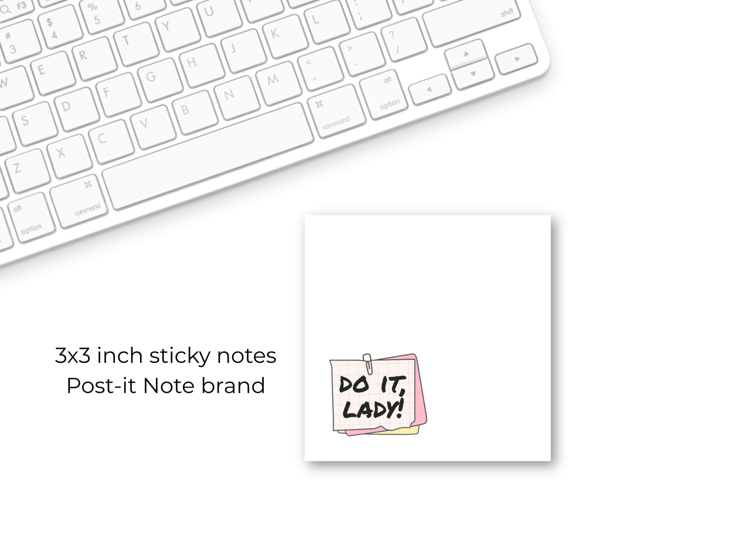 Do It Lady Sticky Notes