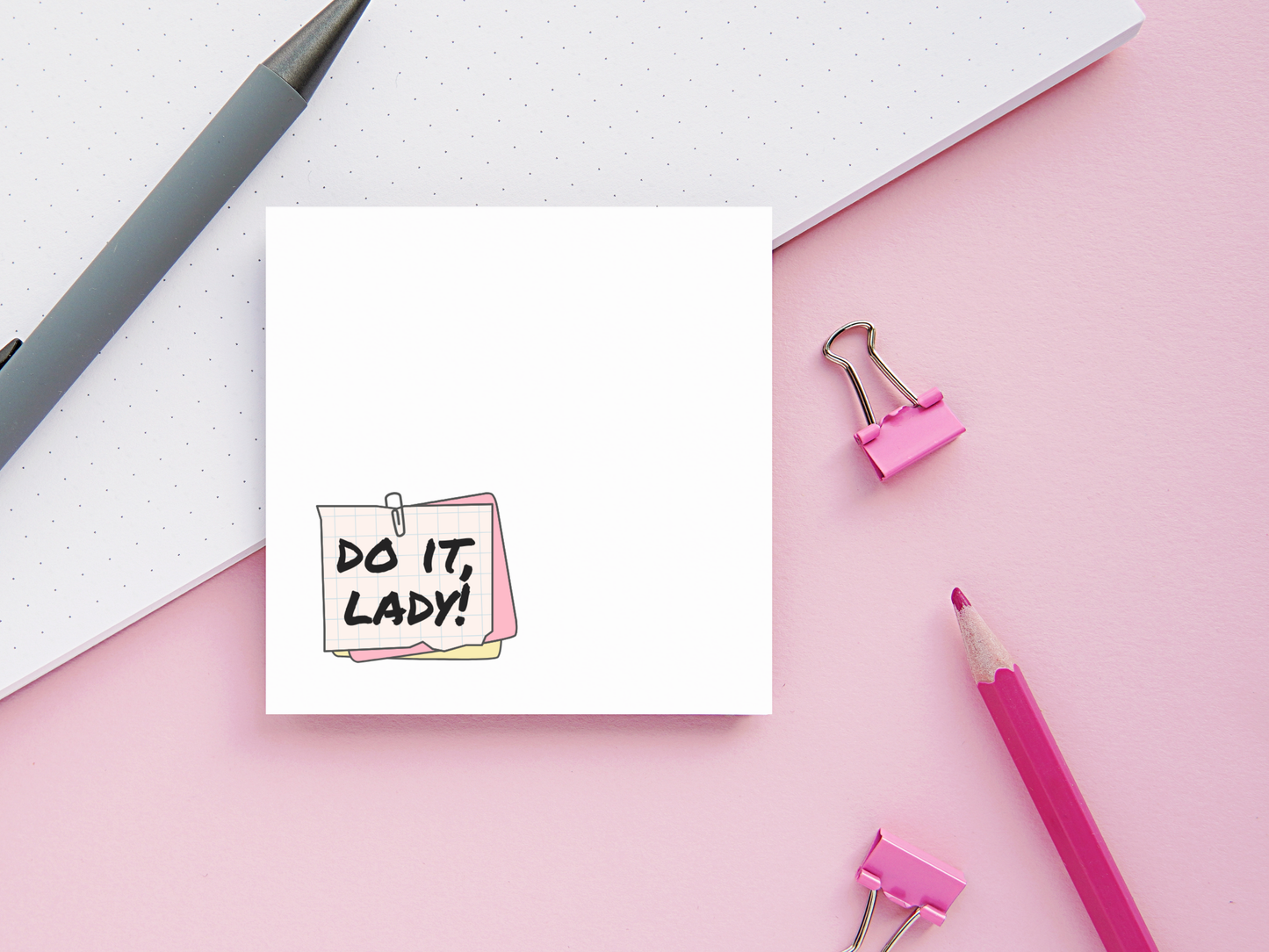 Do It Lady Sticky Notes
