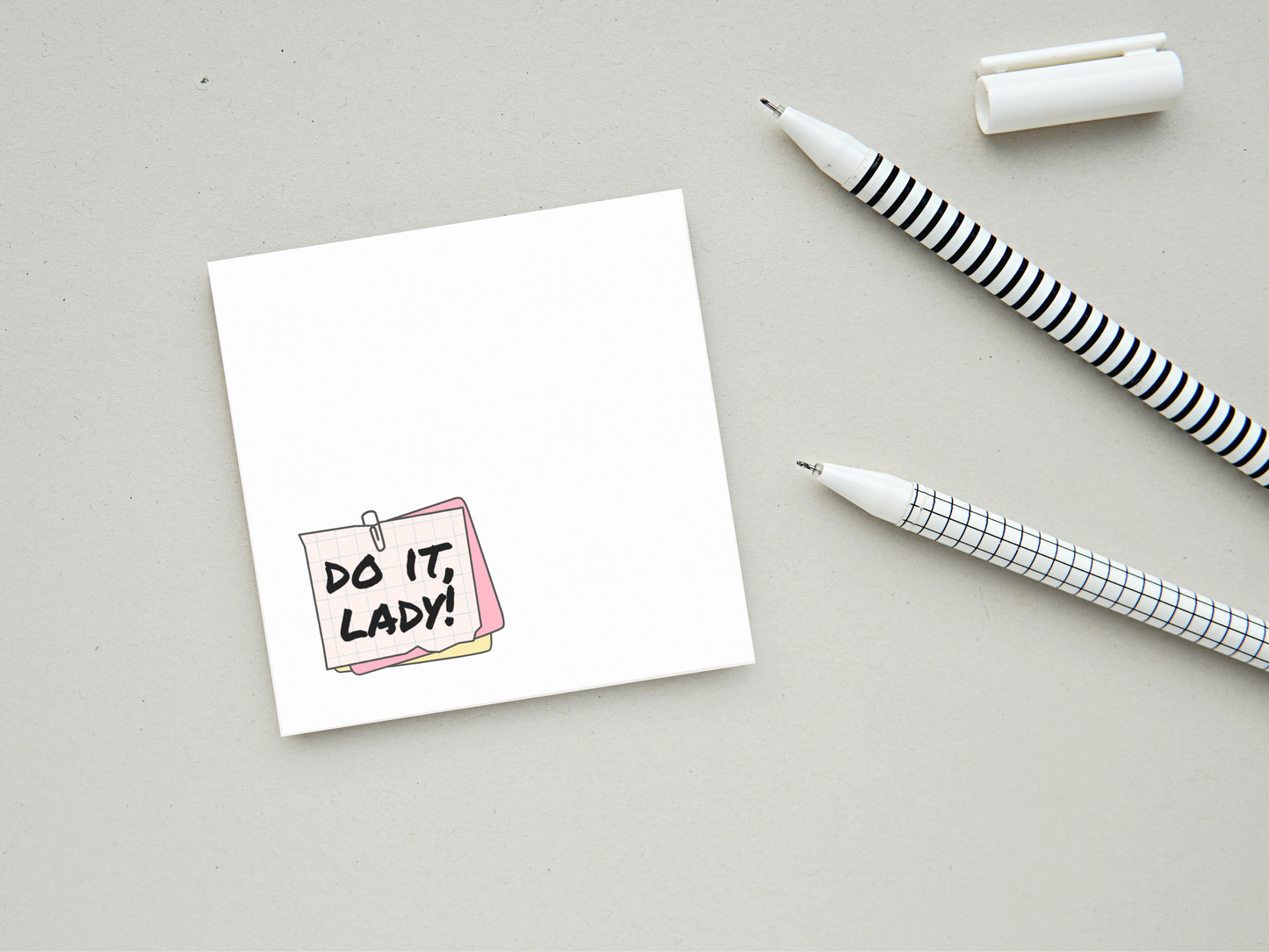 Do It Lady Sticky Notes