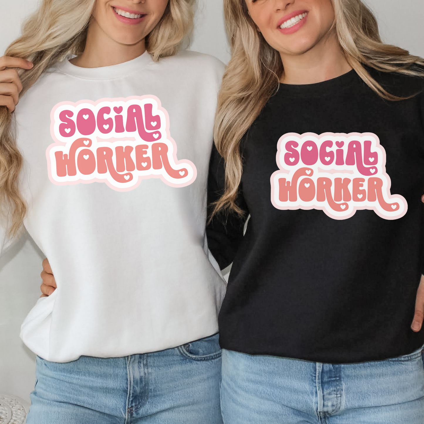 Social Worker Love Pullover
