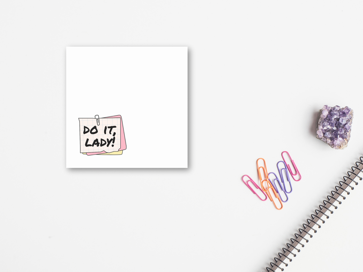 Do It Lady Sticky Notes