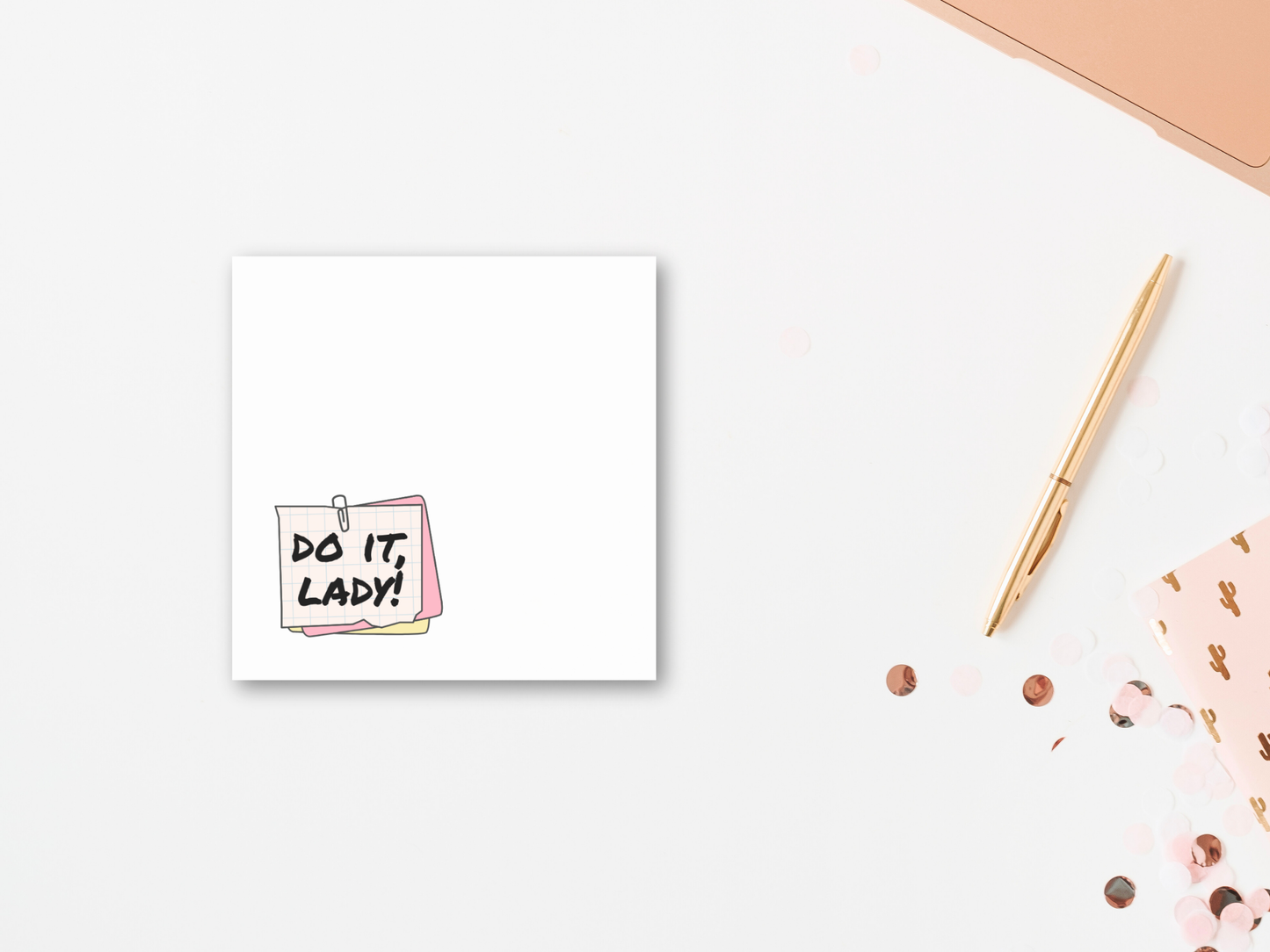 Do It Lady Sticky Notes