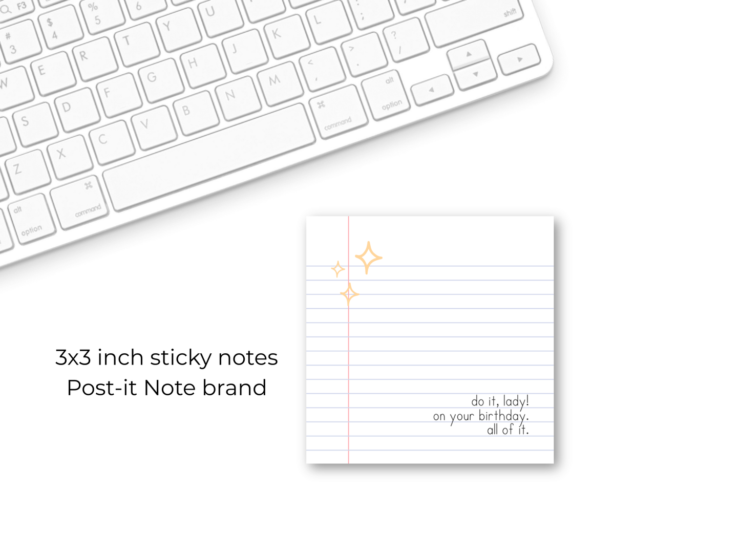Do It Lady Sticky Notes
