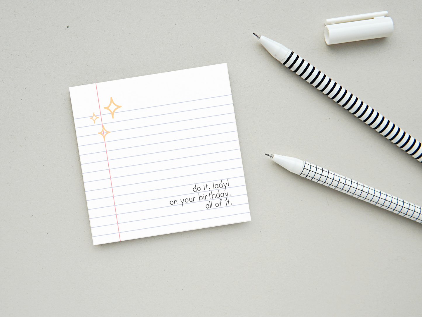 Do It Lady Sticky Notes