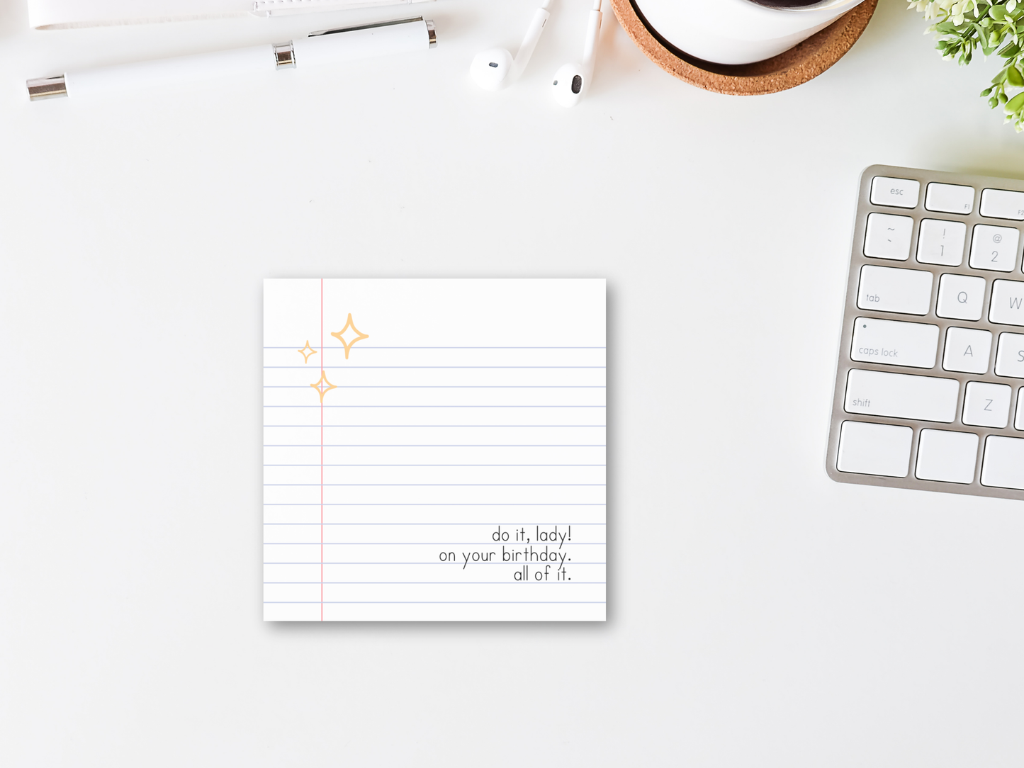 Do It Lady Sticky Notes