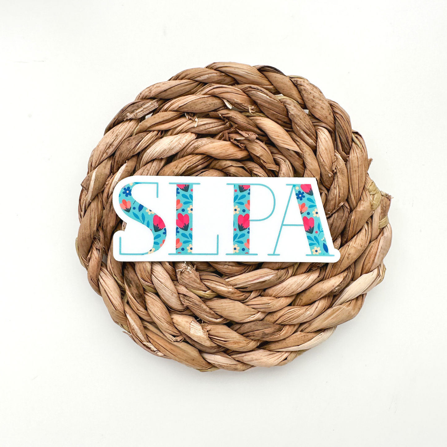 Floral SLPA Sticker
