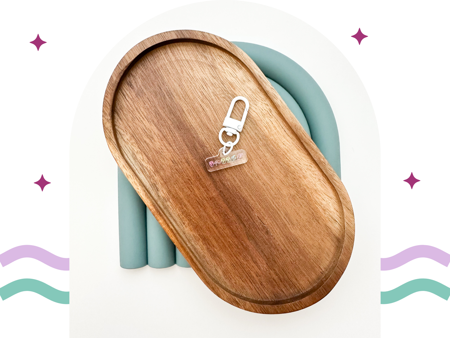 Speech ASL Badge Charm