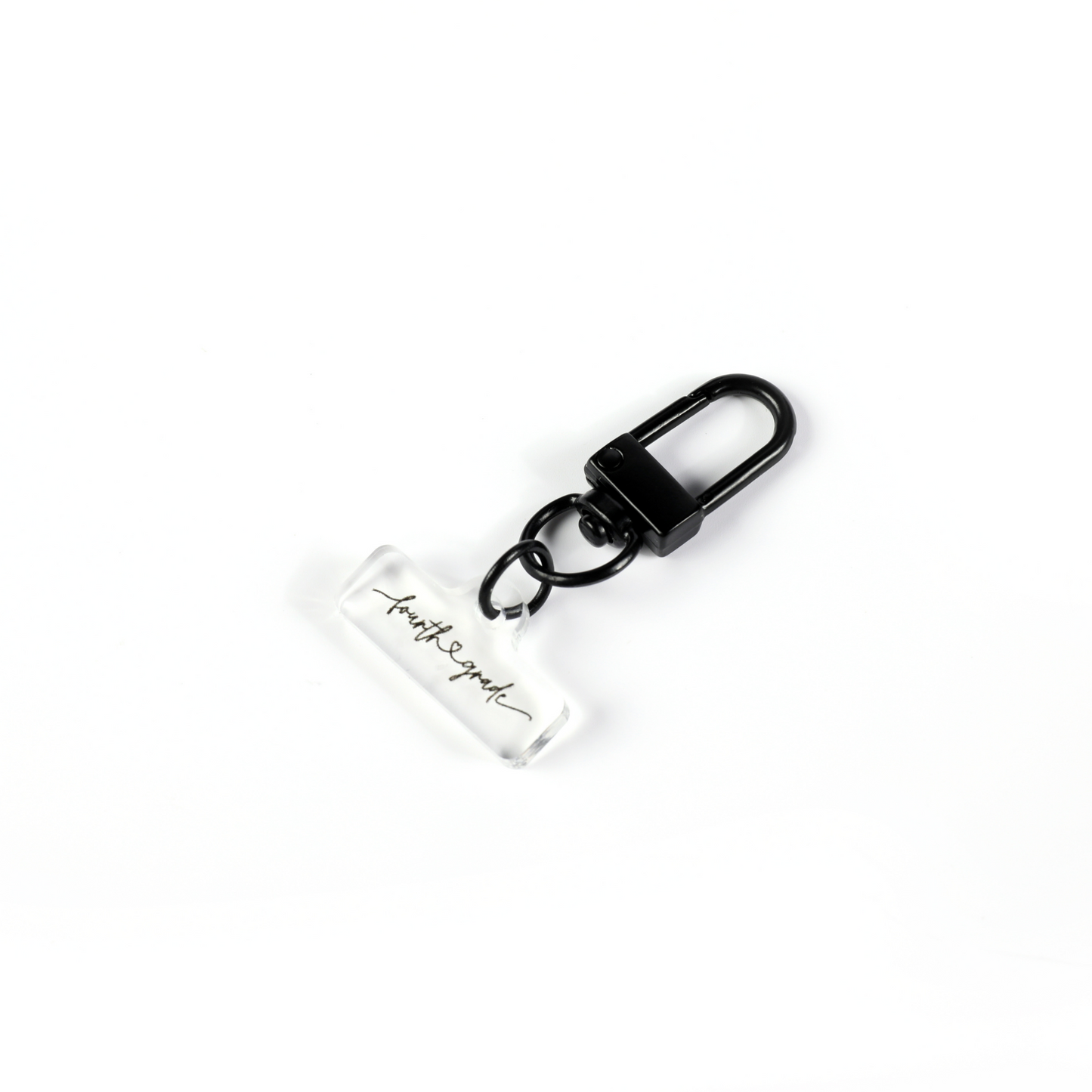 Fourth Grade Love Script Badge Charm