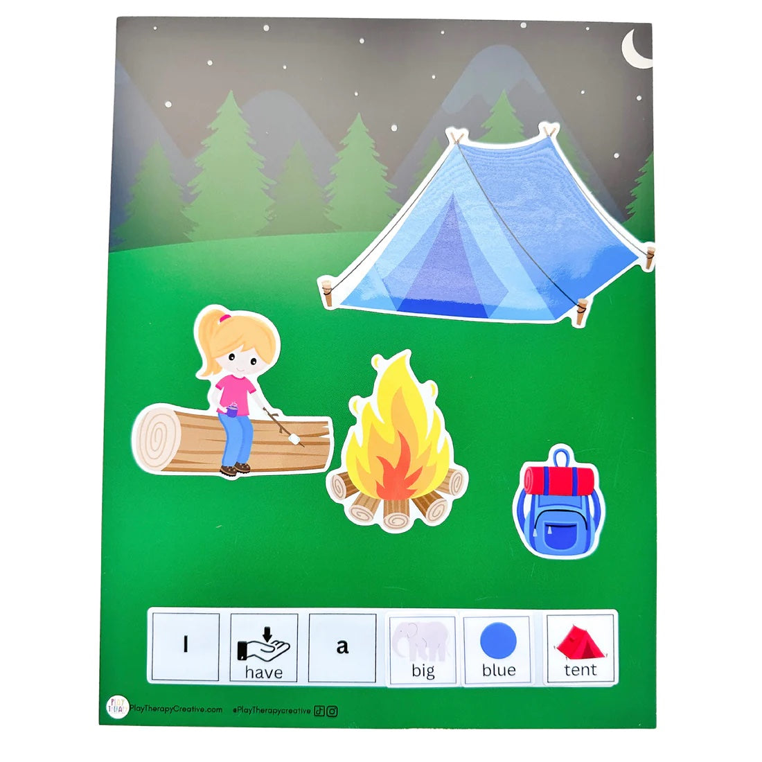 Reusable Sticker AAC Play Scenes