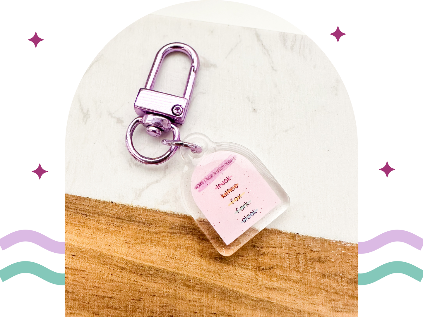 Words I Avoid In Speech Therapy Badge Charm
