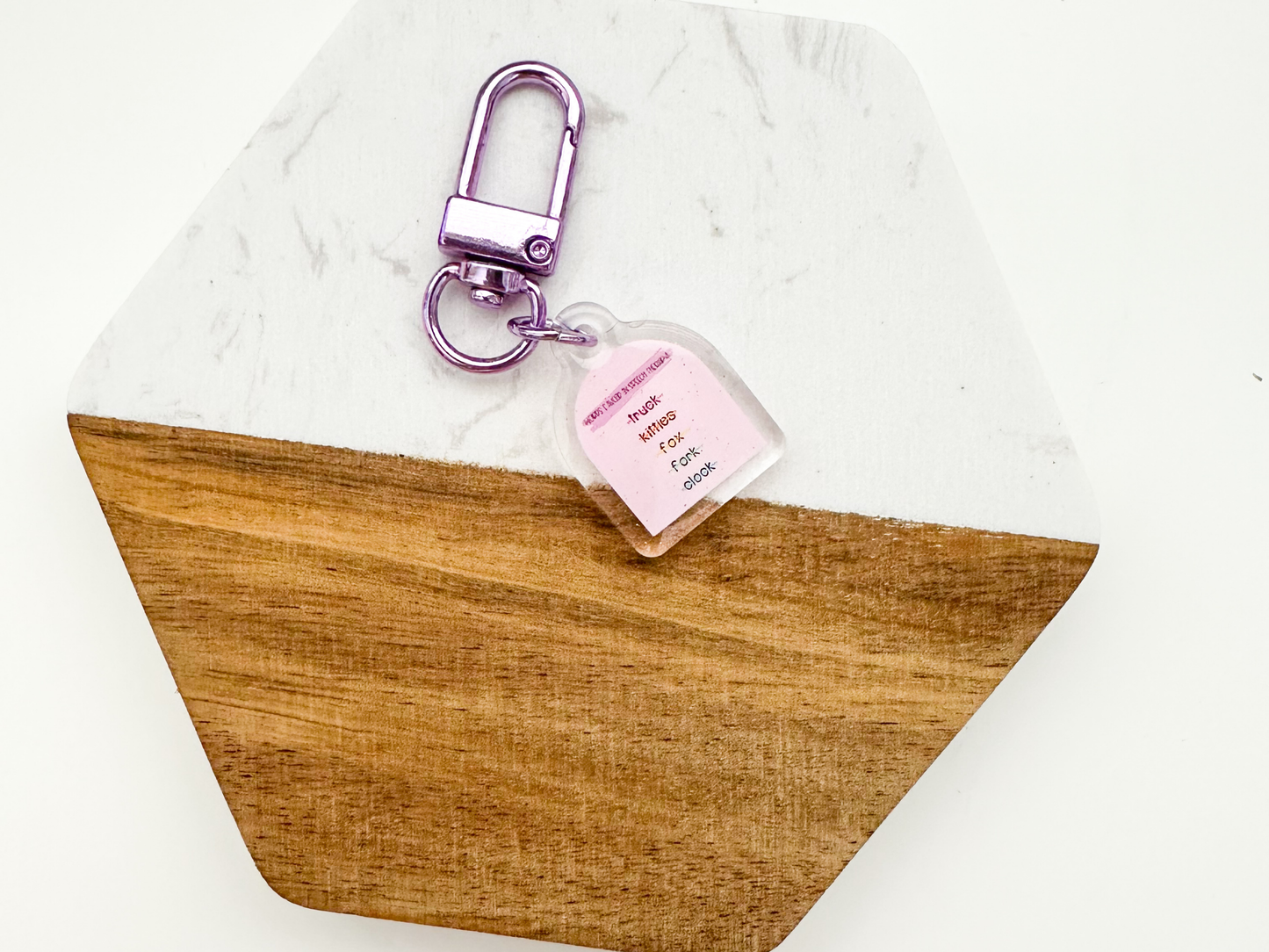 Words I Avoid In Speech Therapy Badge Charm
