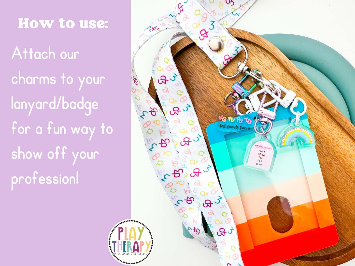 Words I Avoid In Speech Therapy Badge Charm