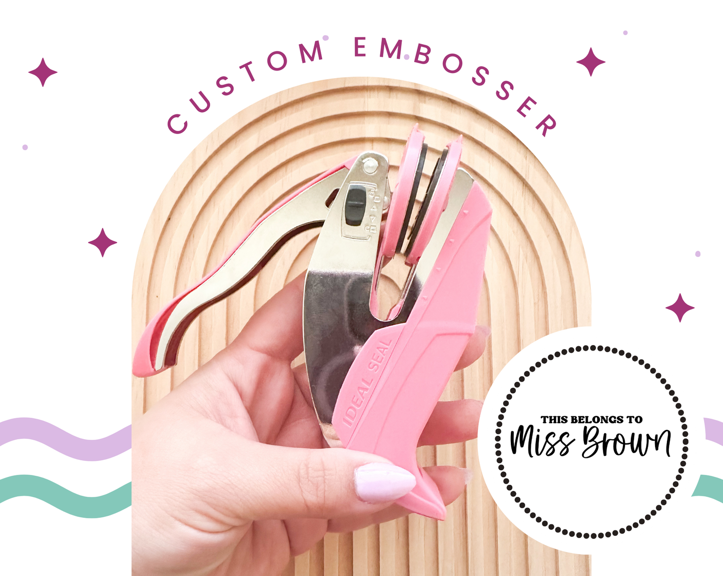 Custom Embosser | This Belongs To