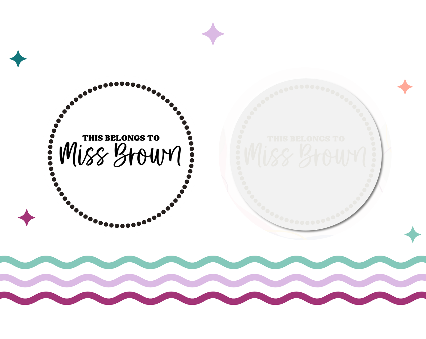 Custom Embosser | This Belongs To