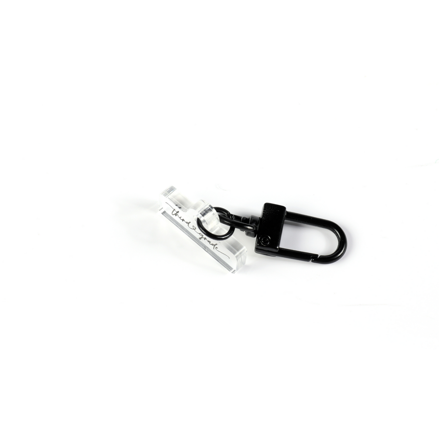 Third Grade Love Script Badge Charm