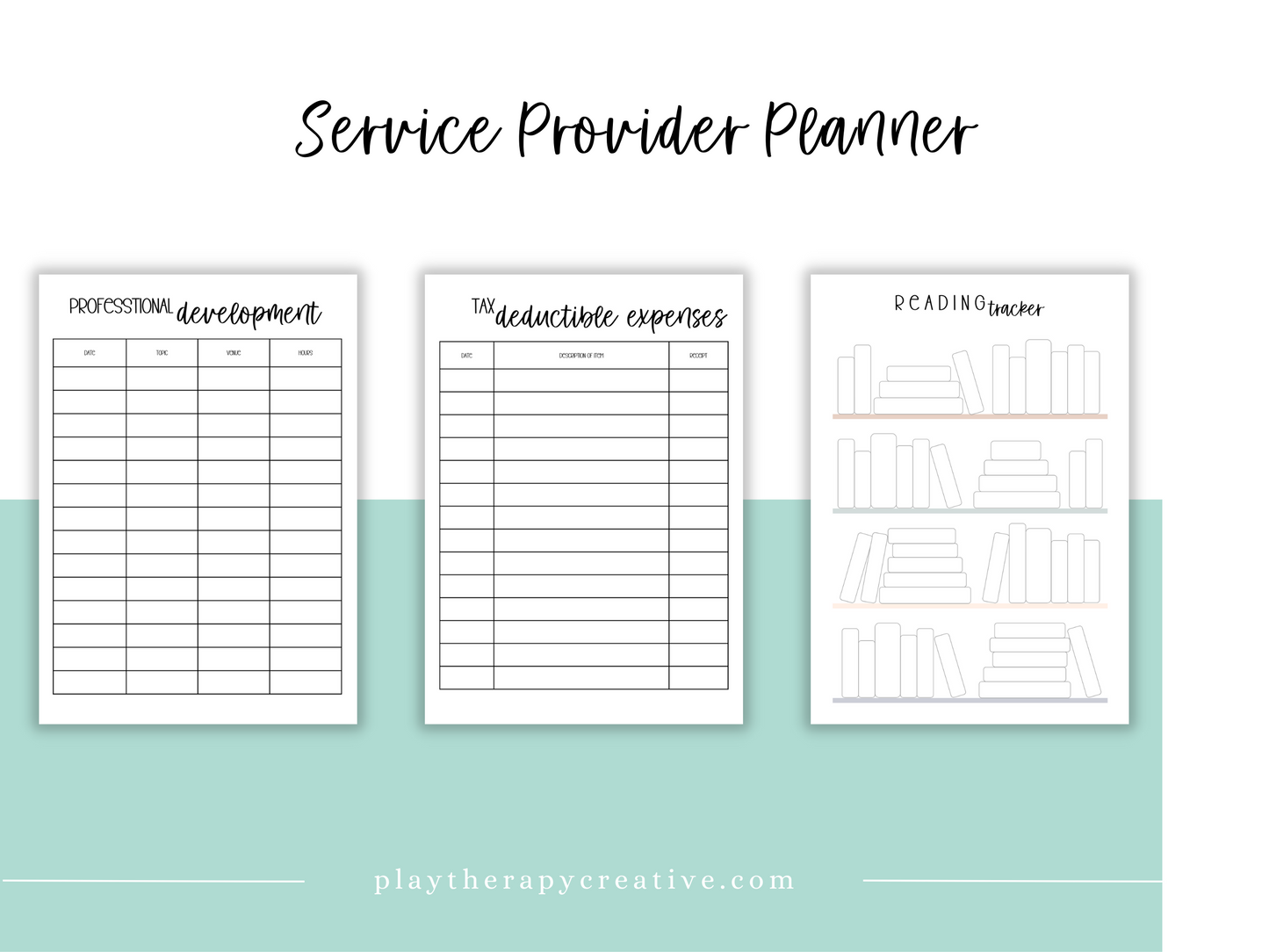 SLP/ Service Provider Printable Planner - Neutral Theme