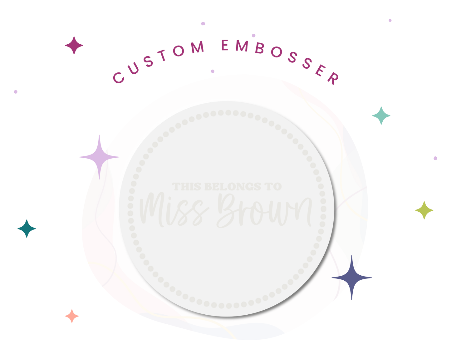 Custom Embosser | This Belongs To