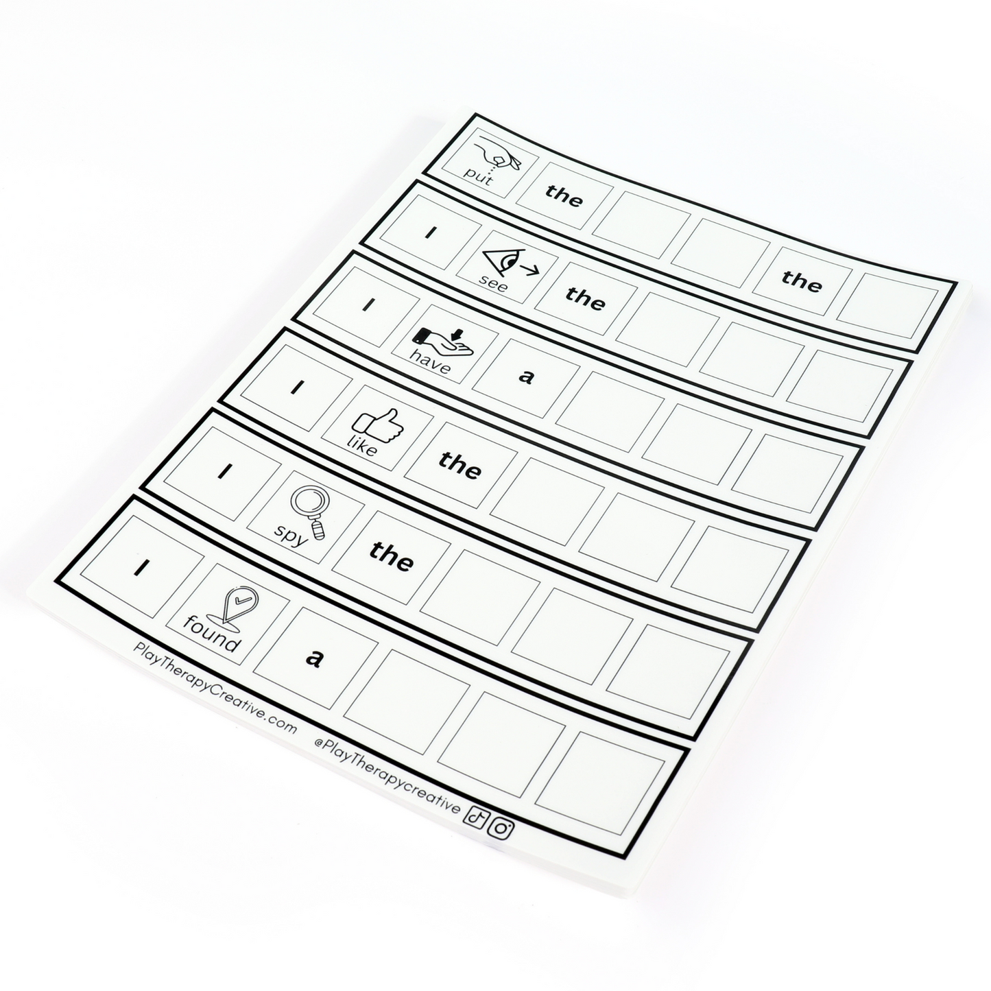 Reusable Sticker AAC Play Scenes