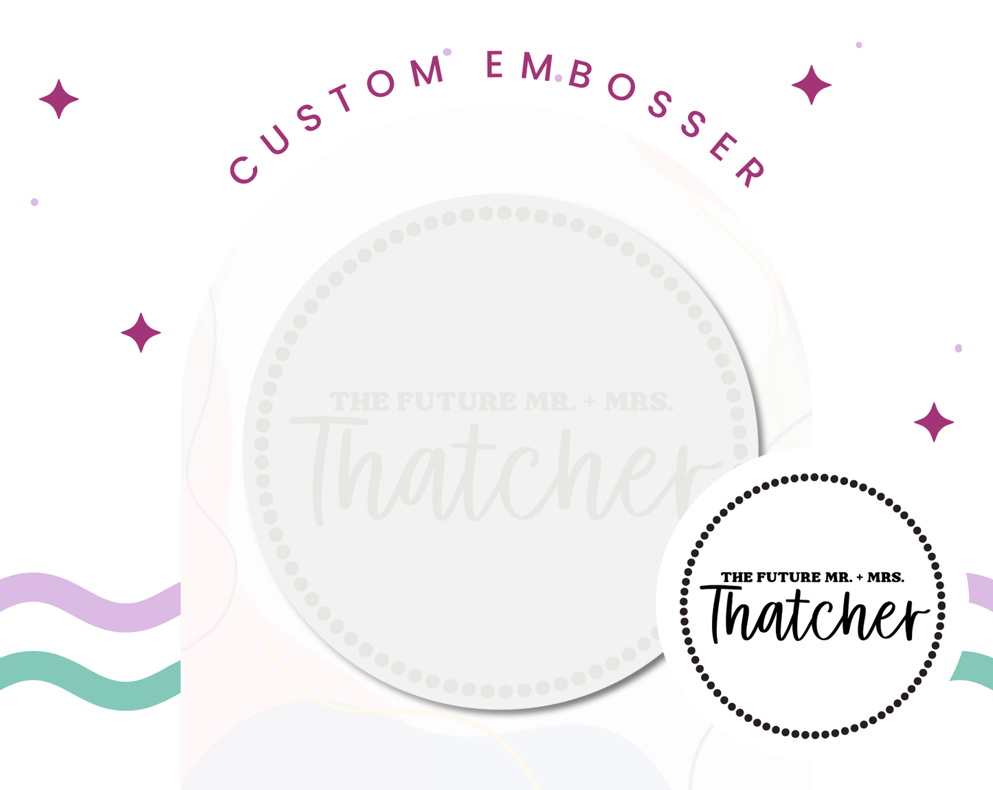 Custom Embosser | Wedding Invitation