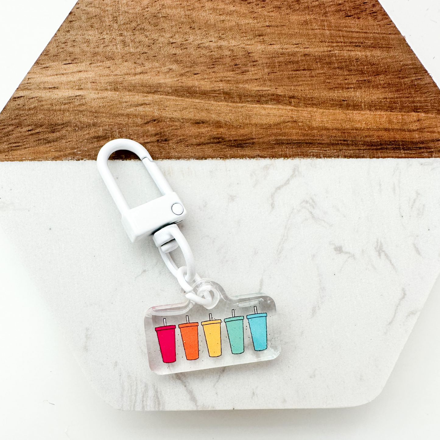 Rainbow Tumblers Badge Charm