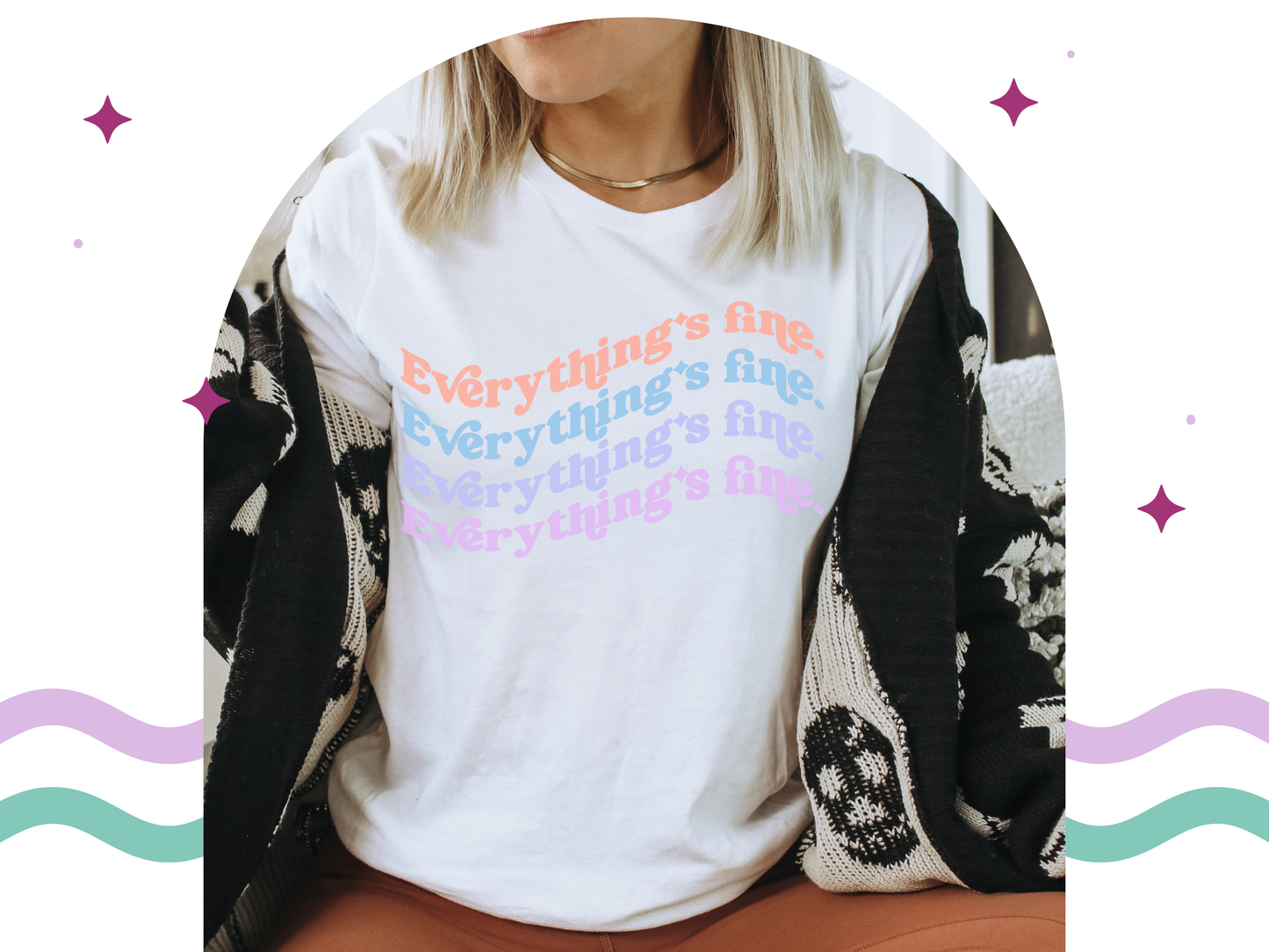 Everything's Fine Tee | Pullover