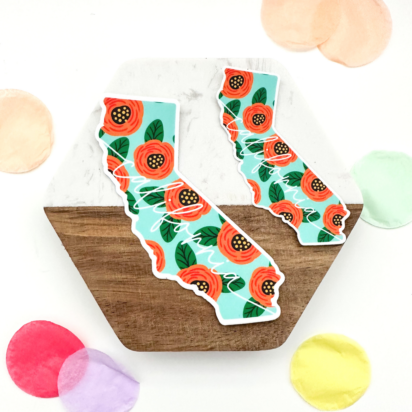 I Love You, California Sticker