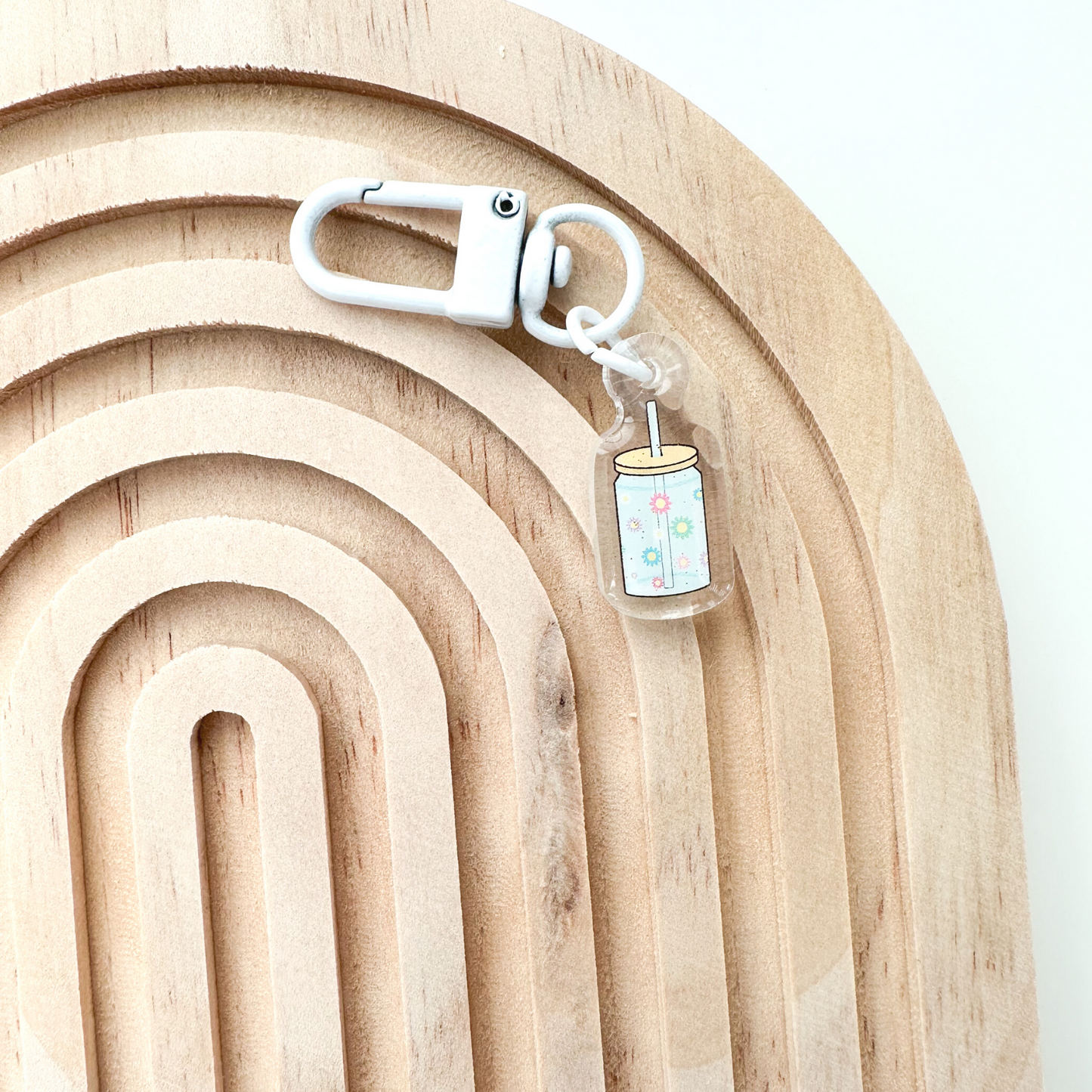 Glass Can Badge Charm