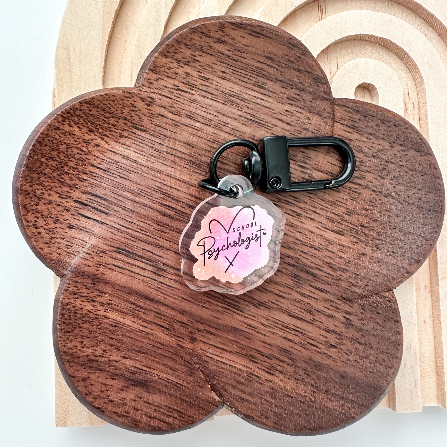 School Psychologist Badge Charm