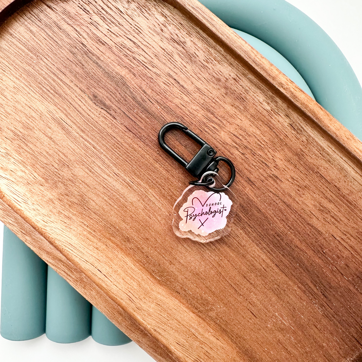 School Psychologist Badge Charm