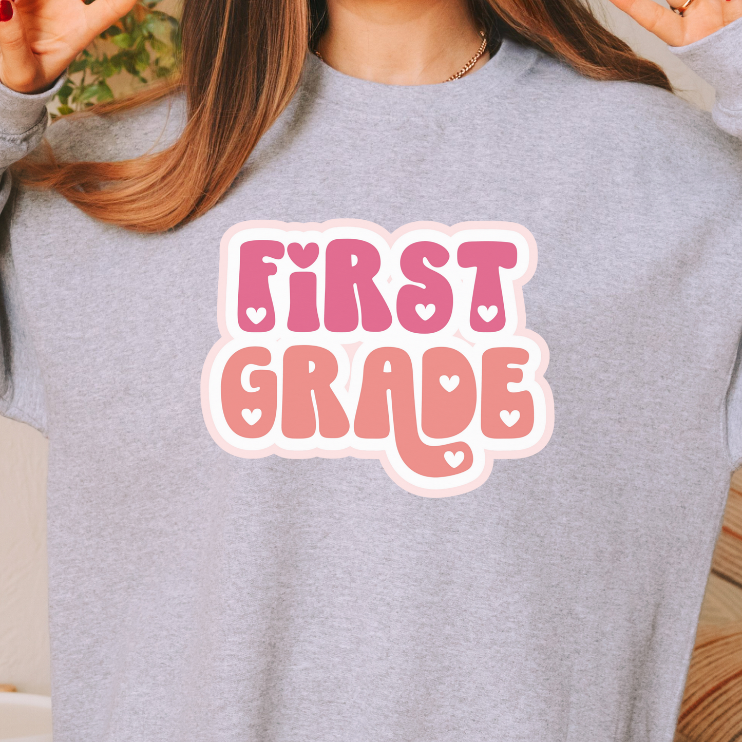 First Grade Love Pullover