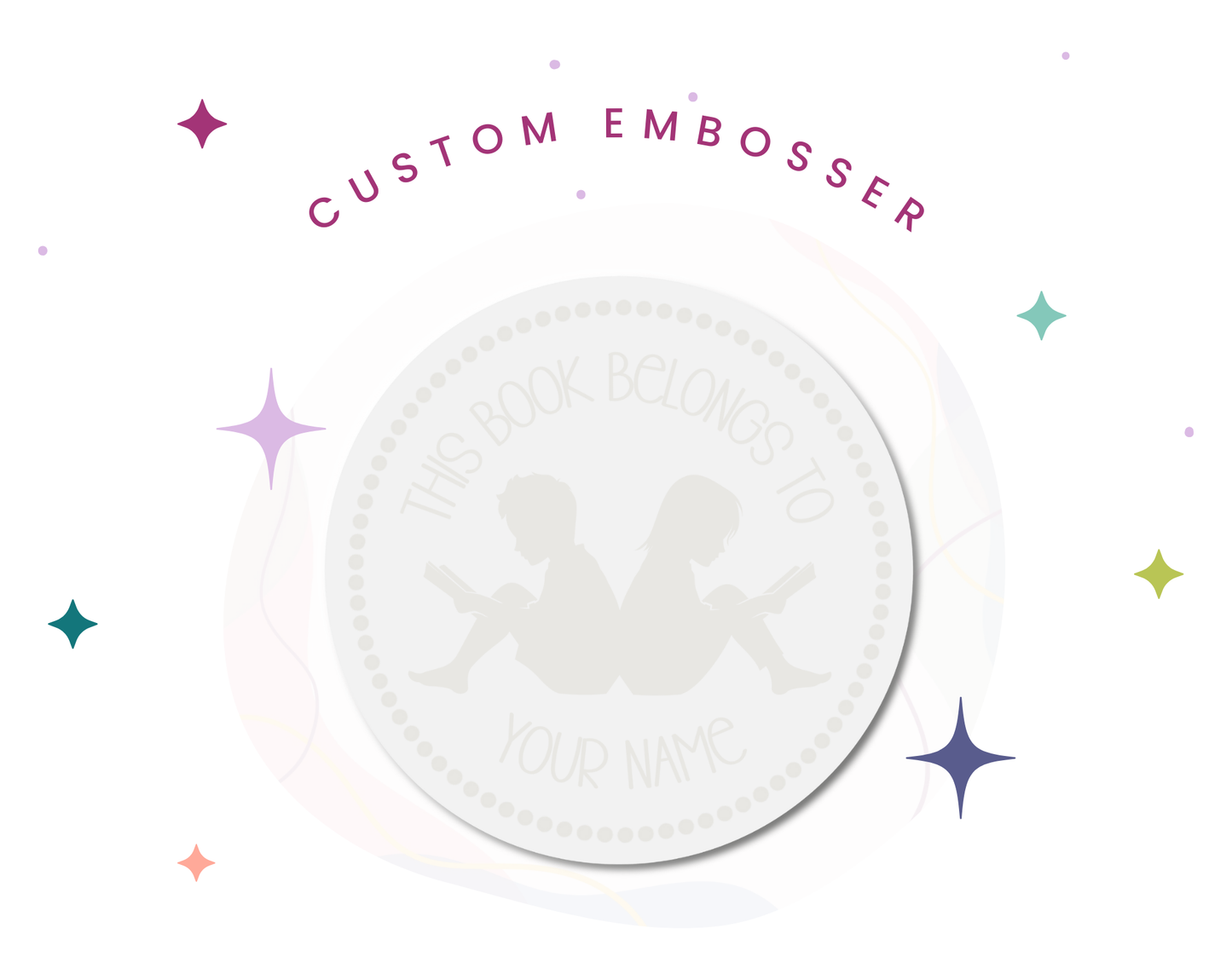 Custom Embosser | Kids Reading
