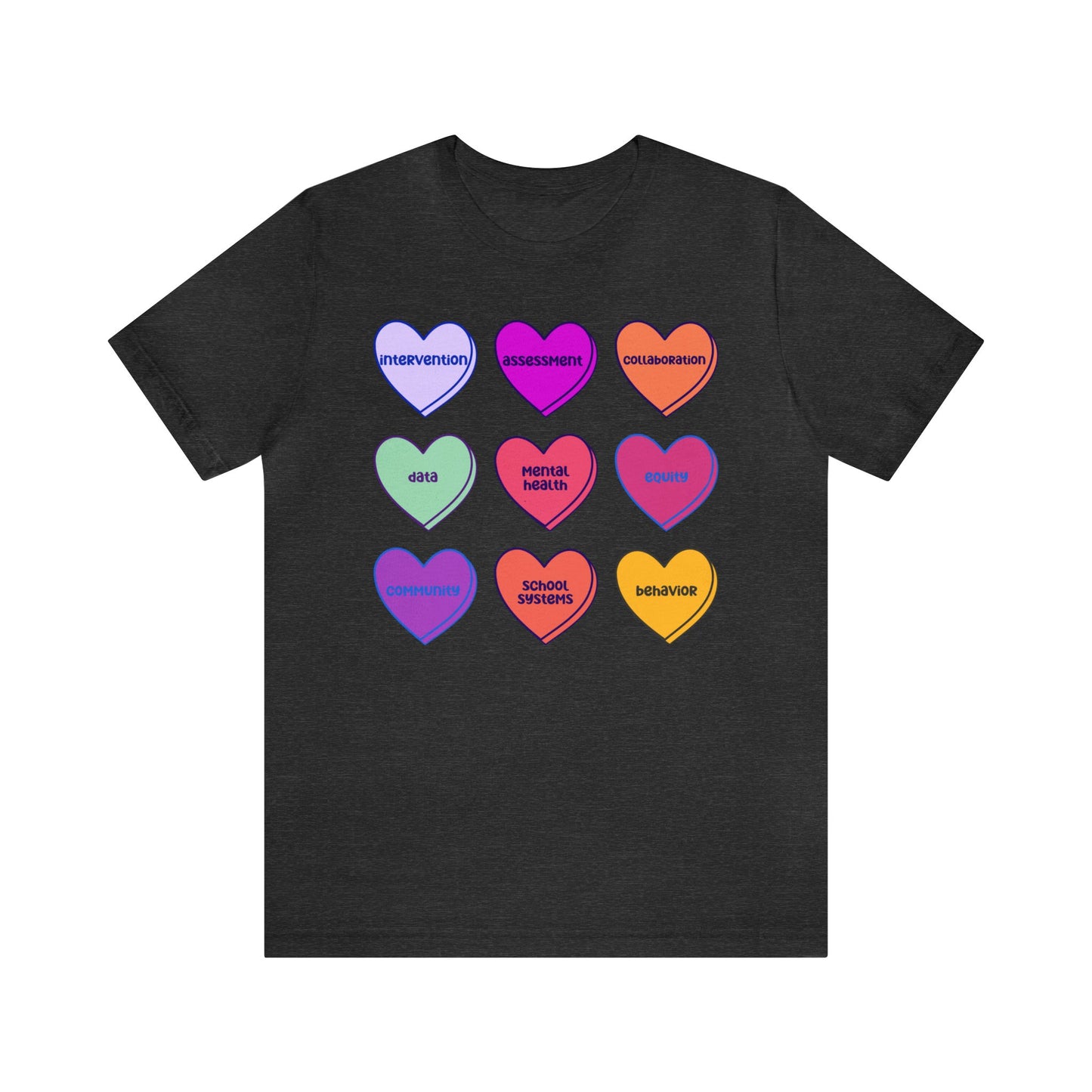School Psychologist Scope of Practice Tee - Valentine Edition