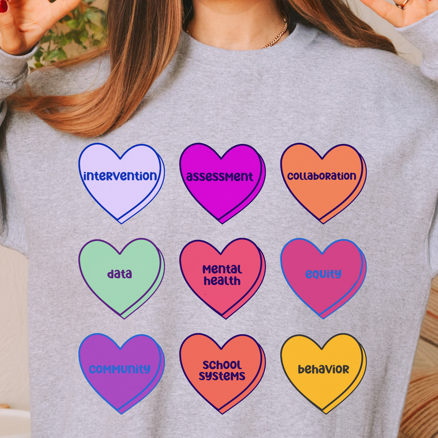 School Psychologist Scope of Practice Pullover - Valentine Edition