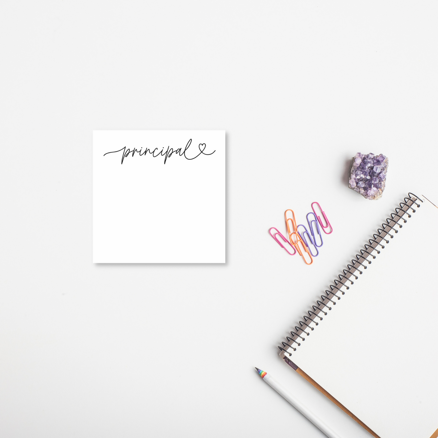 Principal Love Script Sticky Notes