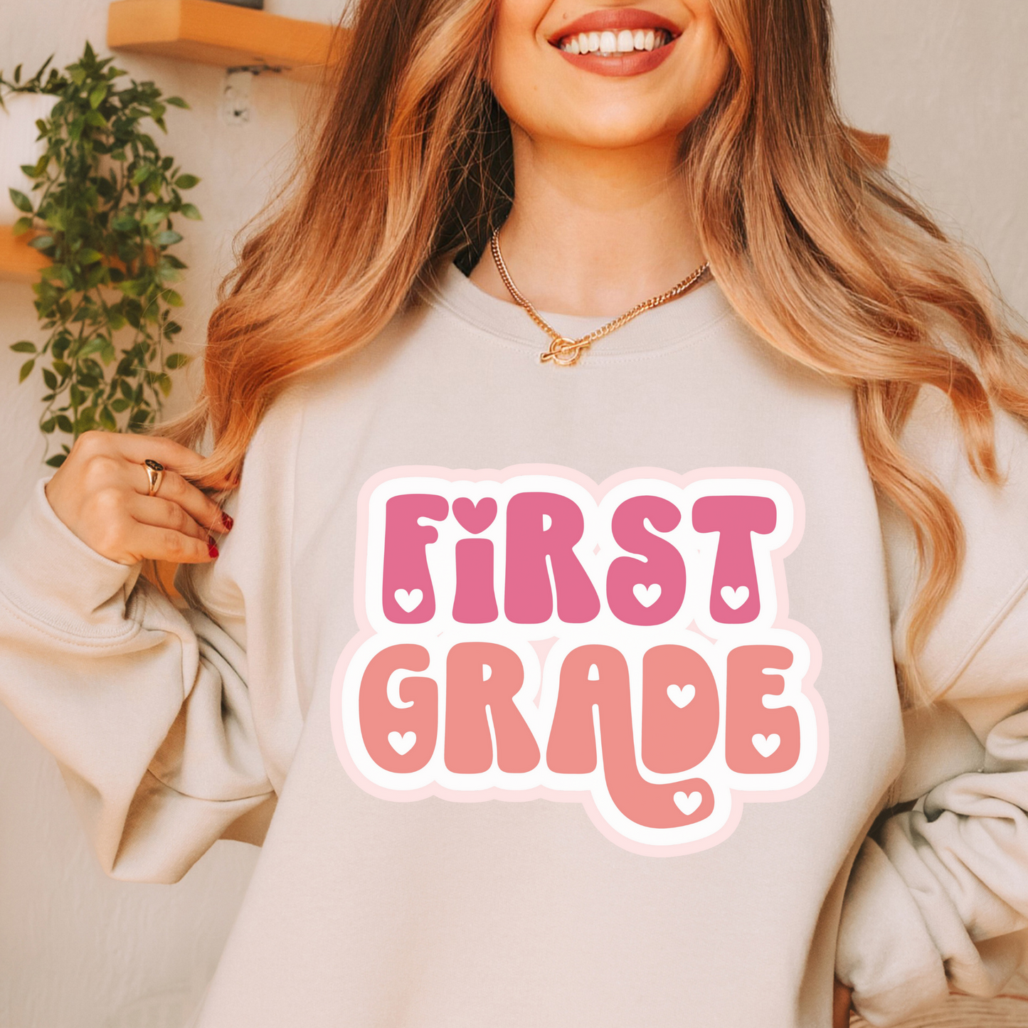 First Grade Love Pullover