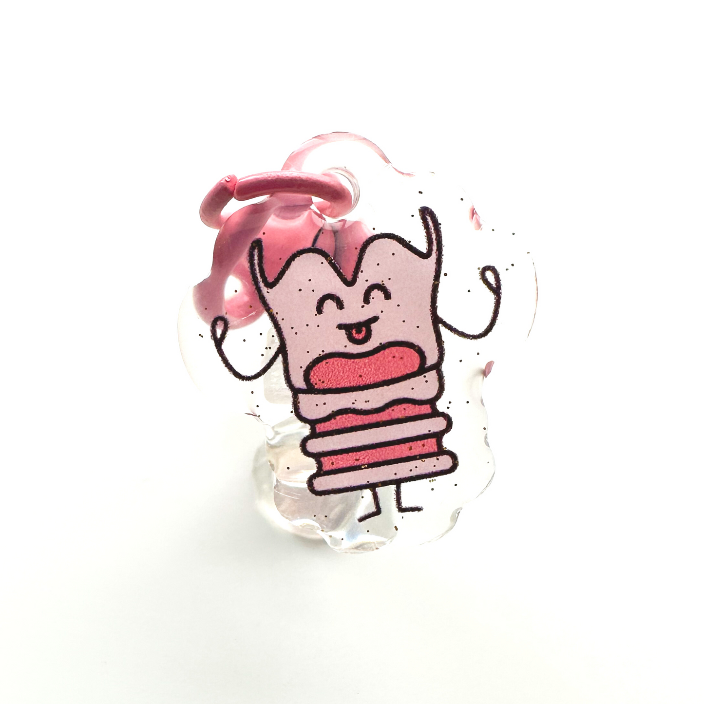 Larynx Badge Charm