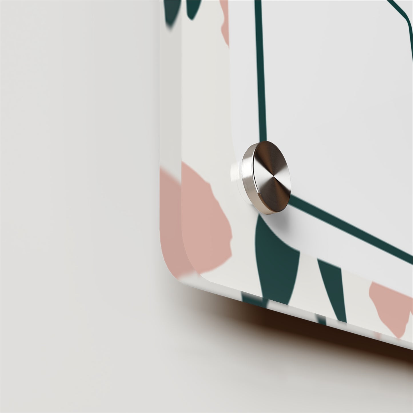 Blush Floral Custom Acrylic Wall Calendar (20 x 16)