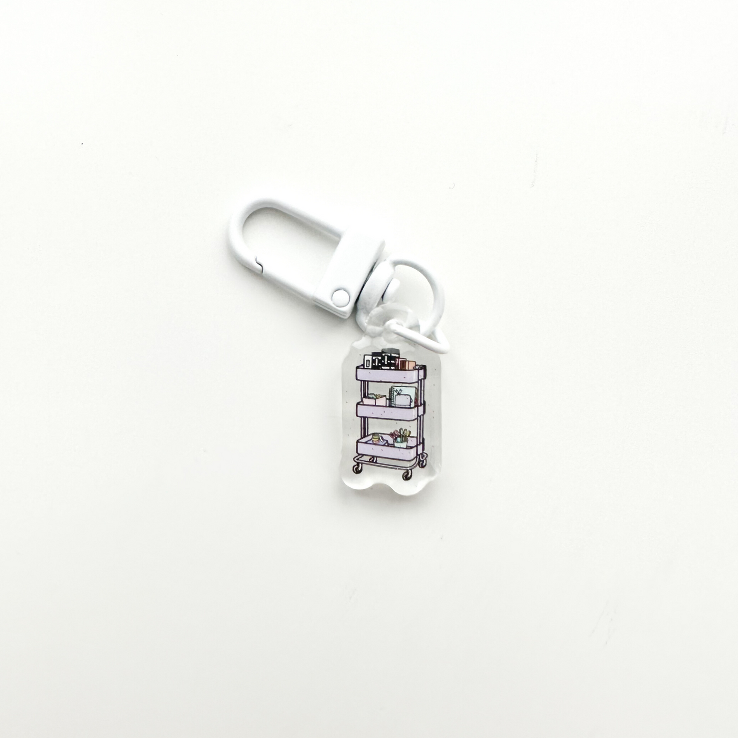 Rolling Cart Badge Charm