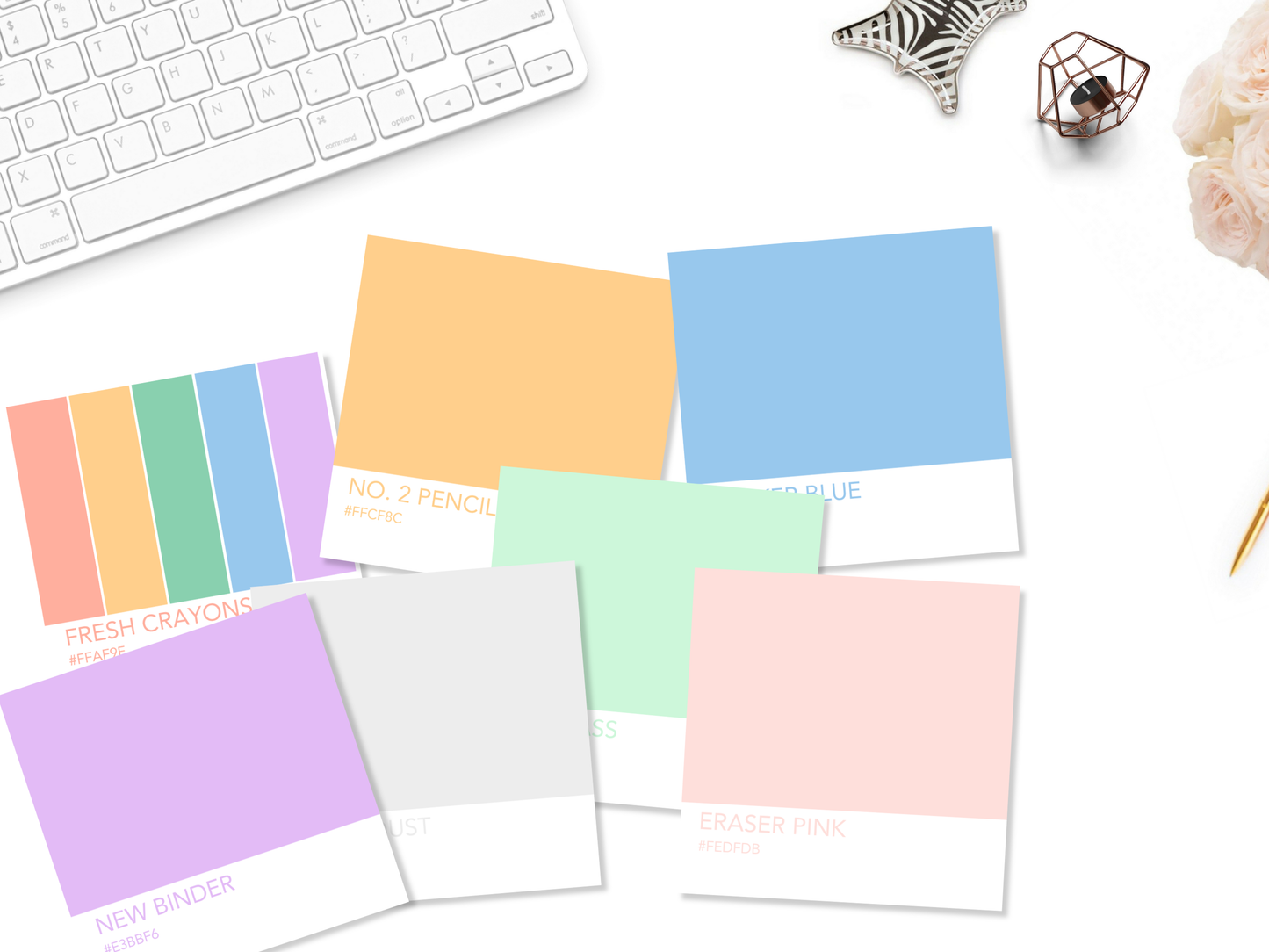 Paint Chip Sticky Notes - Back to School