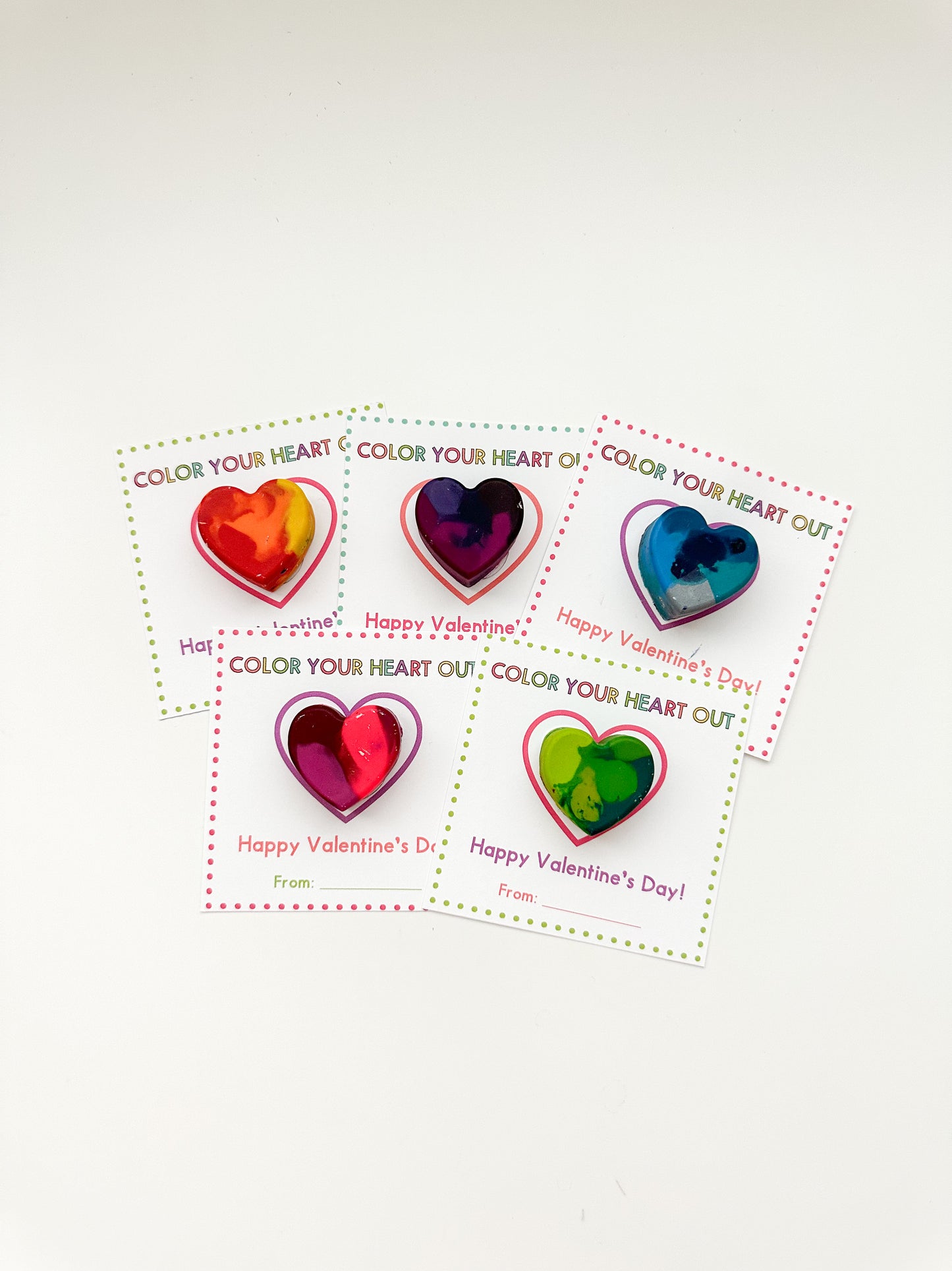 Crayon Valentine Cards