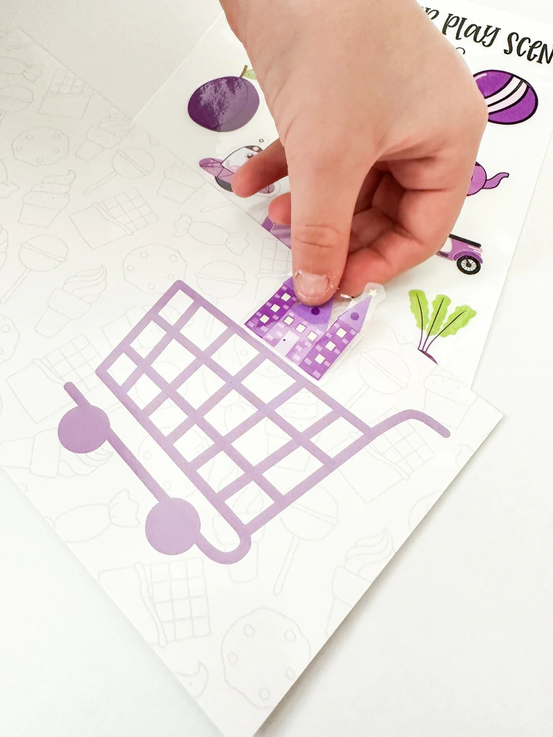 Reusable Sticker Play Scenes