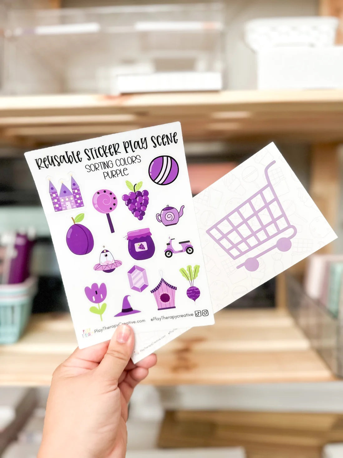 Reusable Sticker Play Scenes