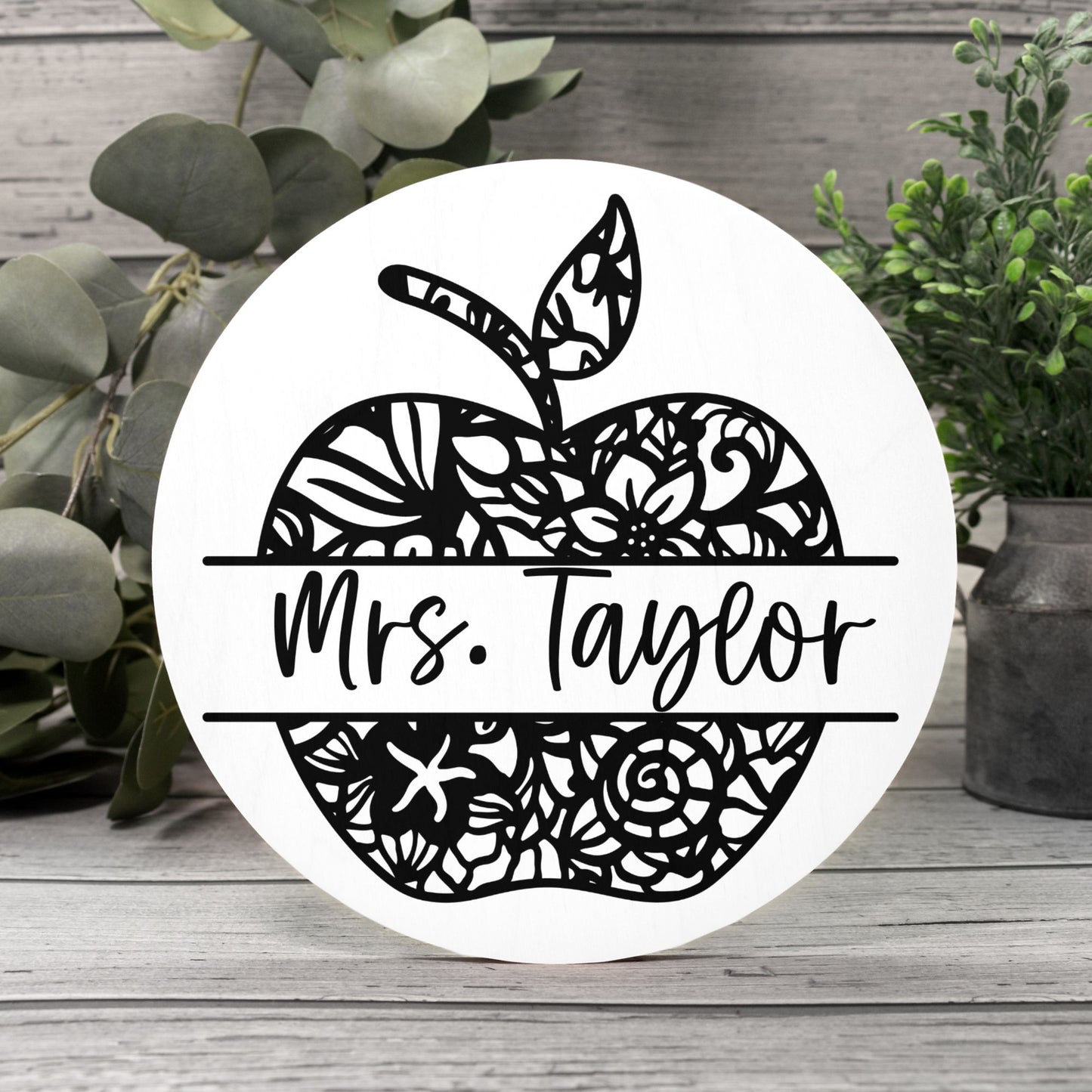 Custom Wood Door Sign (10 inch)