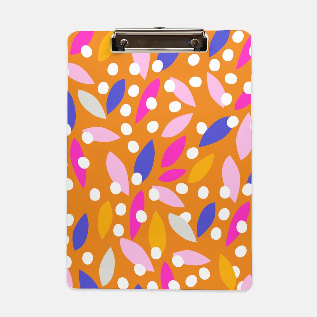 Abstract Floral Clipboard