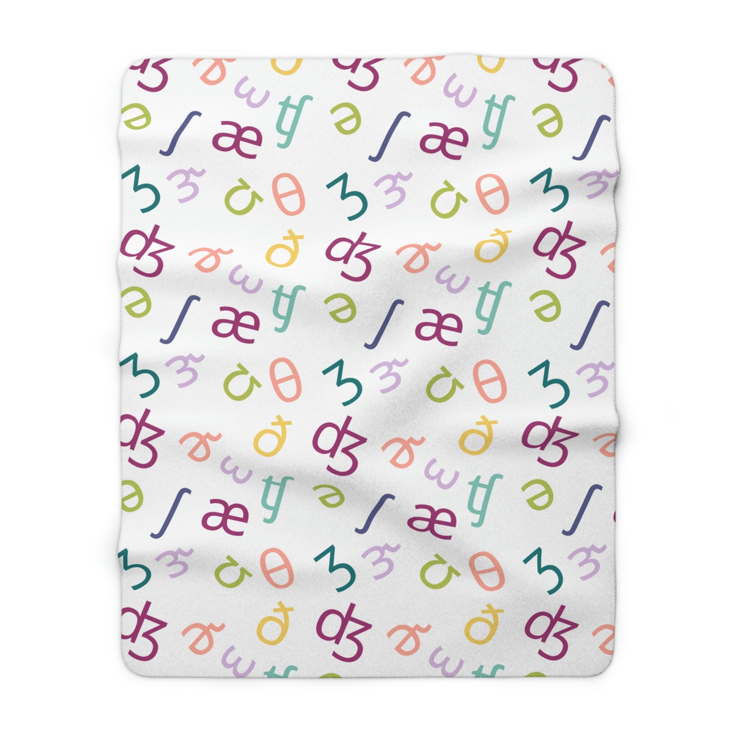 Muted Rainbow IPA Sherpa Blanket