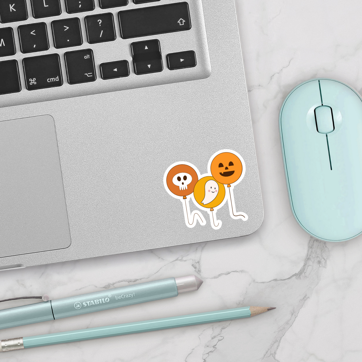 Spooky Balloons Sticker
