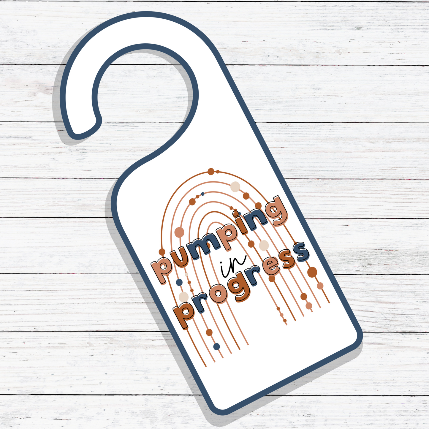 Pumping Privacy Door Sign