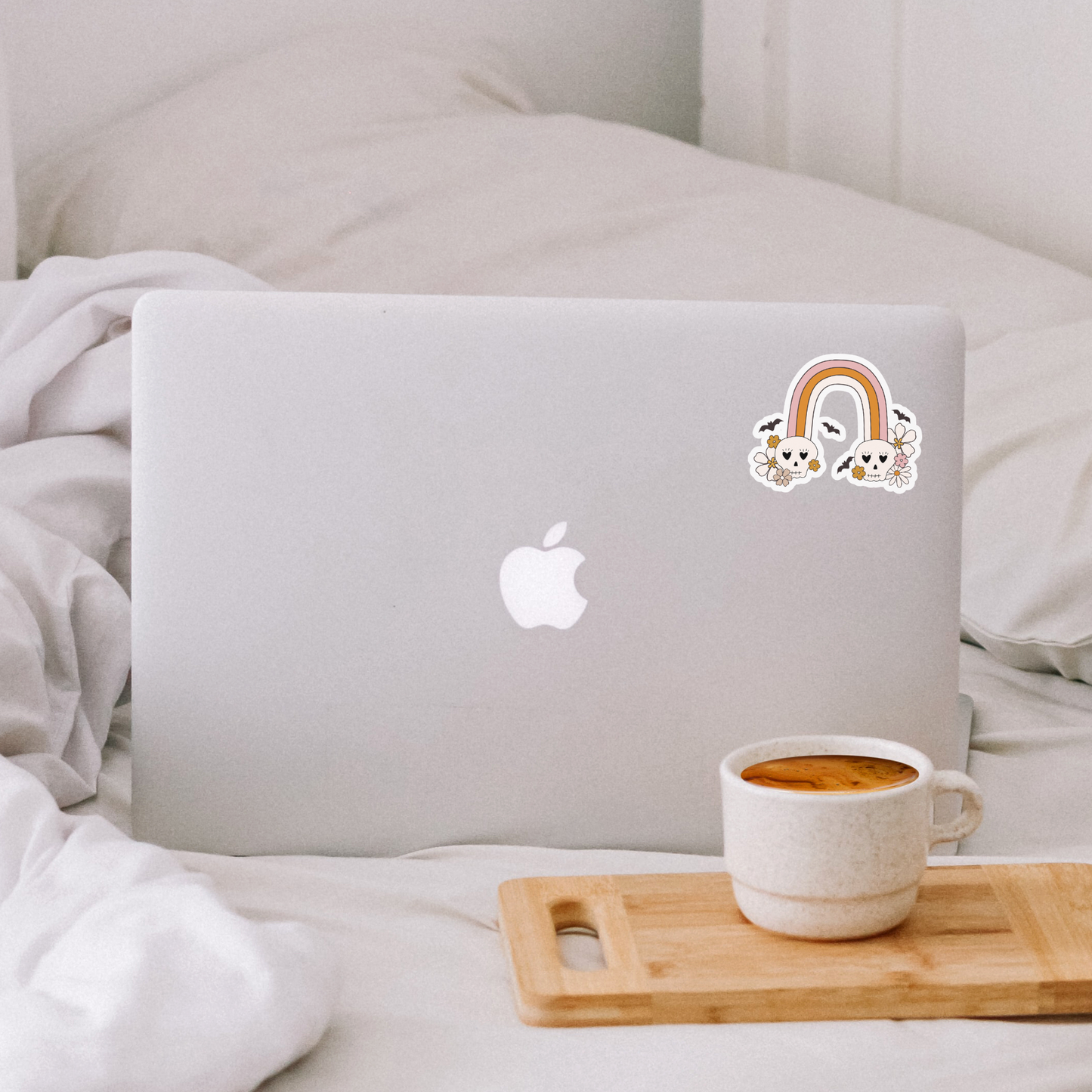 Skull Rainbow Sticker
