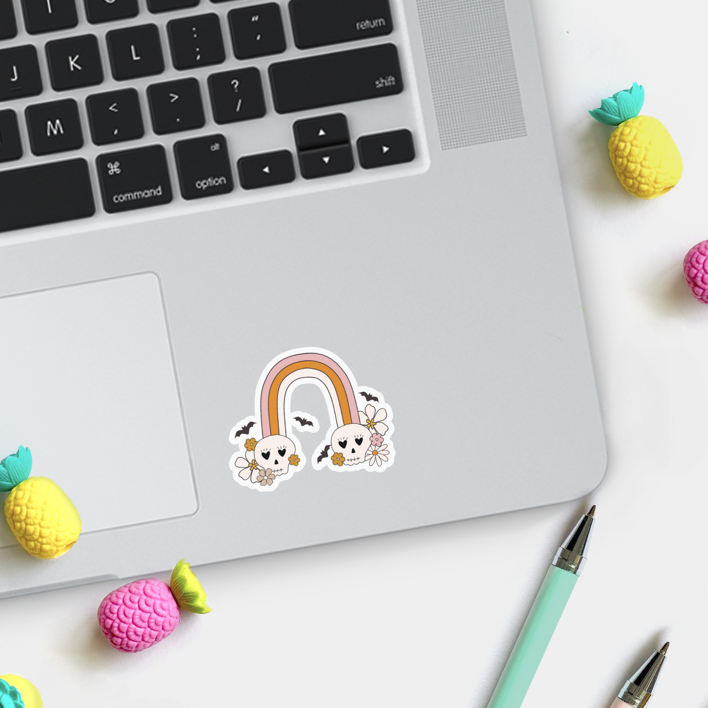 Skull Rainbow Sticker
